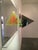 Mid-Century Modern "Pyramid 2" Contemporary Fluorescent Wall Sculpture by Seda Saar For Sale - Image 3 of 8