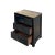 2020s Distressed Black 3 Drawers Asian Style Nightstand For Sale - Image 5 of 7