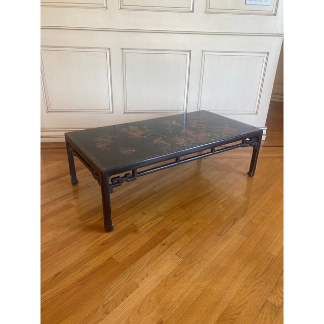 Chinoiserie Rectangular Coffee Table For Sale In Los Angeles - Image 6 of 17