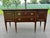 Vintage Federal Style Mahogany Sideboard / Server With Brass Gallery For Sale - Image 11 of 12