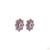 5.67 Carat Round Brilliant Cut Diamond Ruby Gold Earrings, Pair For Sale - Image 9 of 9