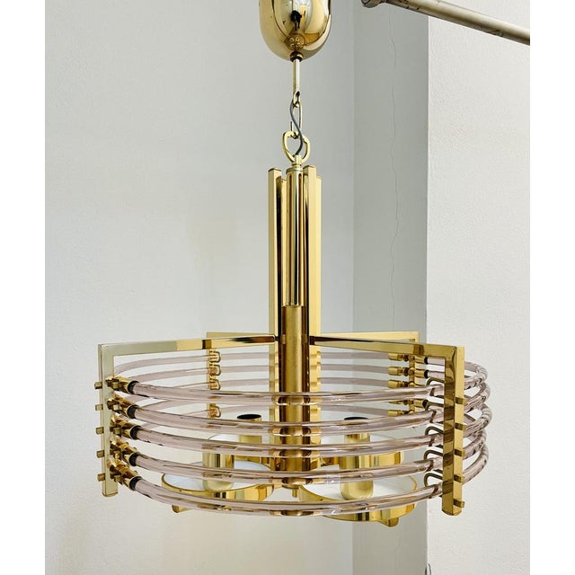 Chandelier by Gaetano Sciolari for Sciolari, 1980s For Sale - Image 6 of 18