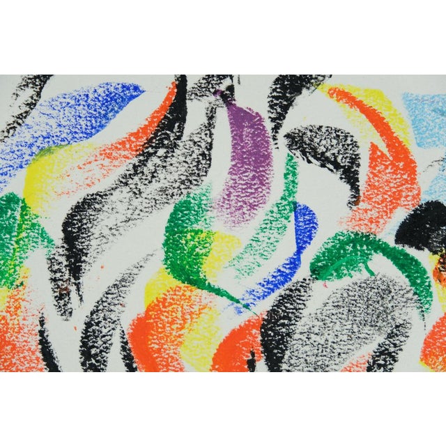 Françoise Galle, Abstract Dance, 1940, Pastel on Paper For Sale - Image 4 of 6