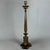 Antique Brass Candlestick with Wooden Base, 20th Century For Sale - Image 3 of 12