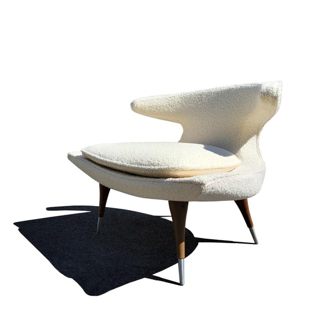 Mid-Century Modern Mid-Century Modern American Karpen Horn Lounge Chair For Sale - Image 3 of 10