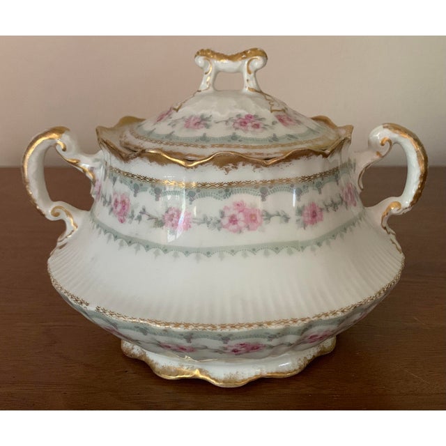 Antique Theodore Haviland French Limoges Sugar Bowl Chairish