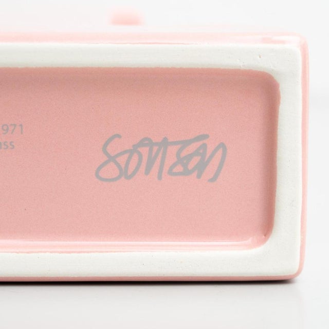 Pink Ceramic Shiva Flower Vase by Ettore Sottsass for BD Barcelona, 2015 For Sale - Image 16 of 18