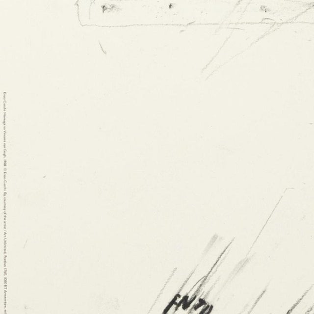 Homage to Van Gogh Poster by Enzo Cucchi, 1990 For Sale - Image 3 of 6