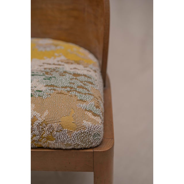 Beige Vintage French Art Deco Side Chair, 1930s For Sale - Image 8 of 13