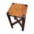 1920s Early 20th C Arts & Crafts Mission Tiger Oak Side Table – Square Top For Sale - Image 5 of 11