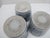 Blue Japanese Edo Blue & White Patchwork Soba Choko Noodle Bowl or Tea Cup Set of 3 For Sale - Image 8 of 8