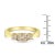 10K Yellow Gold Three Stone Diamond Band Ring (1.00 cttw, J-K Color, I2-I3 Clarity), Size 7 For Sale In New York - Image 6 of 8