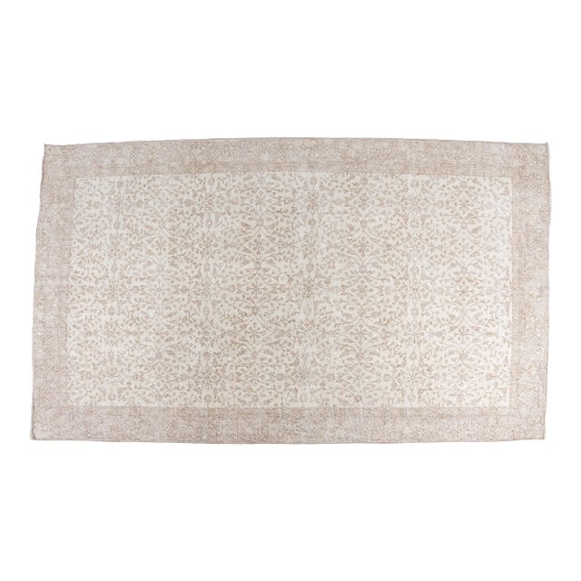 Mid 20th Century Neutral Modern Farmhouse Rug For Sale