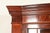 Baker Furniture Georgian Flame Mahogany Lighted Breakfront Bookcase Cabinet For Sale - Image 9 of 14
