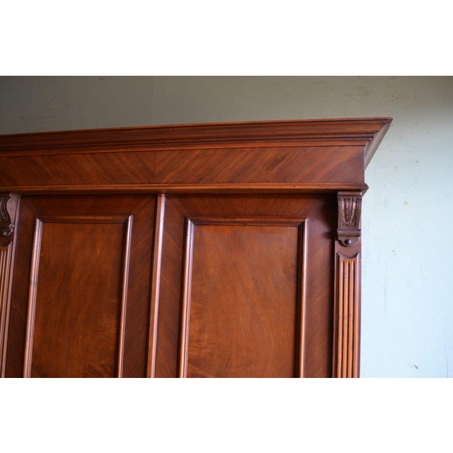 Brown Art Deco Mahogany Cabinet For Sale - Image 8 of 9