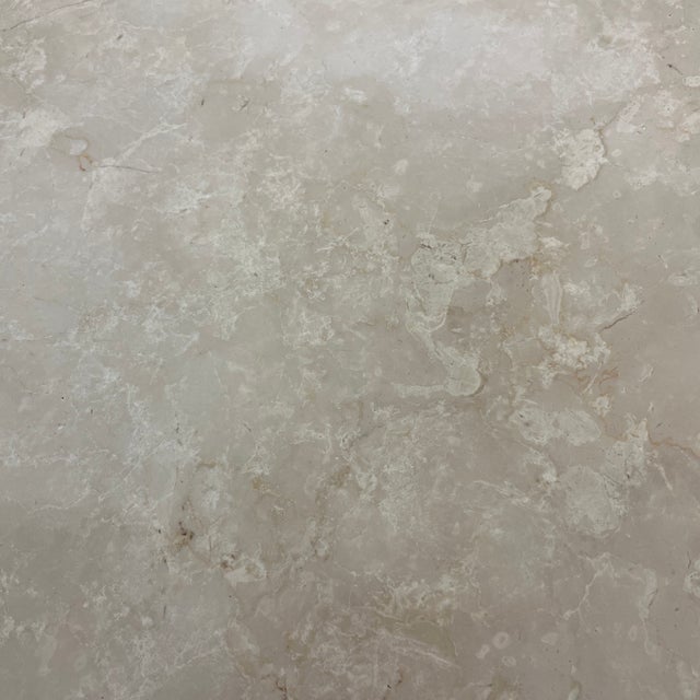 1950s 1950s Mid Century Oval Tulip Table in Marble - In the Style of Eero Saarinen & Knoll International For Sale - Image 5 of 11