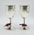 Silver 1980s Emilia Castillo Taxco Silver Plate Hummingbird Goblets, Mexican Modernism - a Pair For Sale - Image 8 of 15