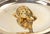 Decorative Silver-Plated Dish with Gilt Turtle Figure, 1950s For Sale - Image 3 of 6