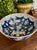 Ceramic Vintage Chinese Famille Rose Cobalt Blue Porcelain Bowl For Sale - Image 7 of 7