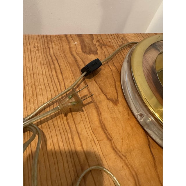 1980s Karl Springer Pair of Lamps - Bedside or Floor - Gold For Sale - Image 9 of 9