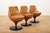 Polaris Swivel Chair in Black Metal and Cognac Leather by Pierre Guariche for Meurop, 1963, in Good conditions. Designed...