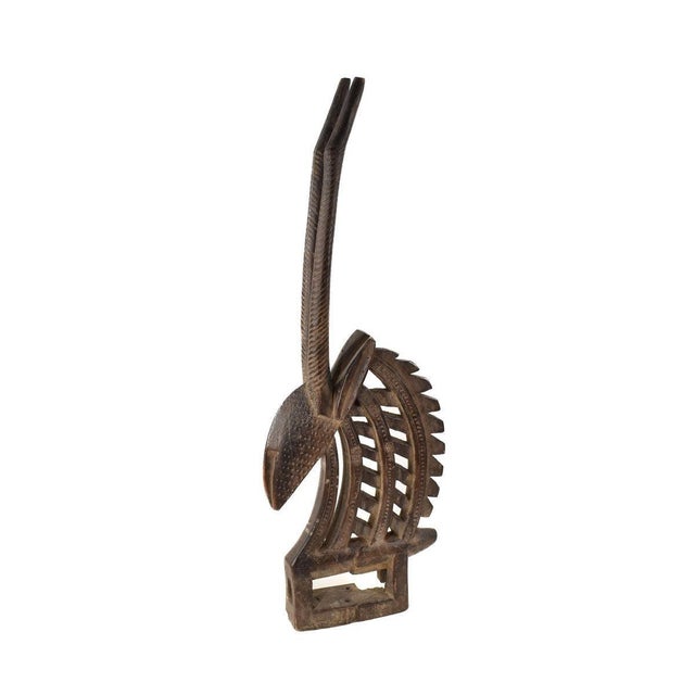 Early 20th Century Bamana Antelope Chi Wara Headcrest Mali For Sale In Denver - Image 6 of 7