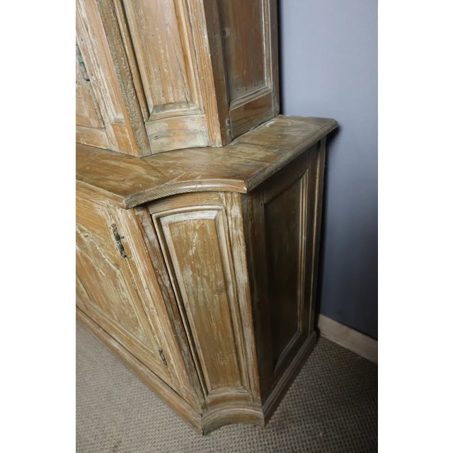 Large Limed Pine Bookcase, 1890s, Set of 2 For Sale - Image 4 of 13