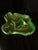 1970s Art Deco Malachite Green Ceramic Bowl For Sale - Image 4 of 9