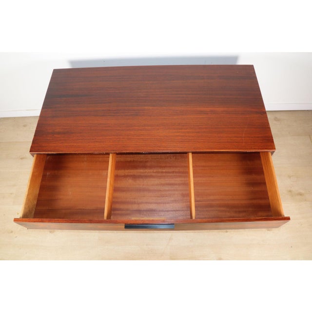 Scandinavian Low Sideboard in Rosewood attributed to Ib Kofod Larsen, Denmark, 1960s For Sale - Image 15 of 18