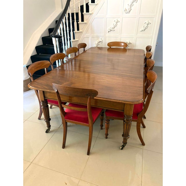 Hollywood Regency Antique Regency Figured Mahogany 10 Seater Extending Dining Table, 1835 For Sale - Image 3 of 14