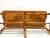 Brown Amish Made Rockford Style Oak Windsor Bench For Sale - Image 8 of 10