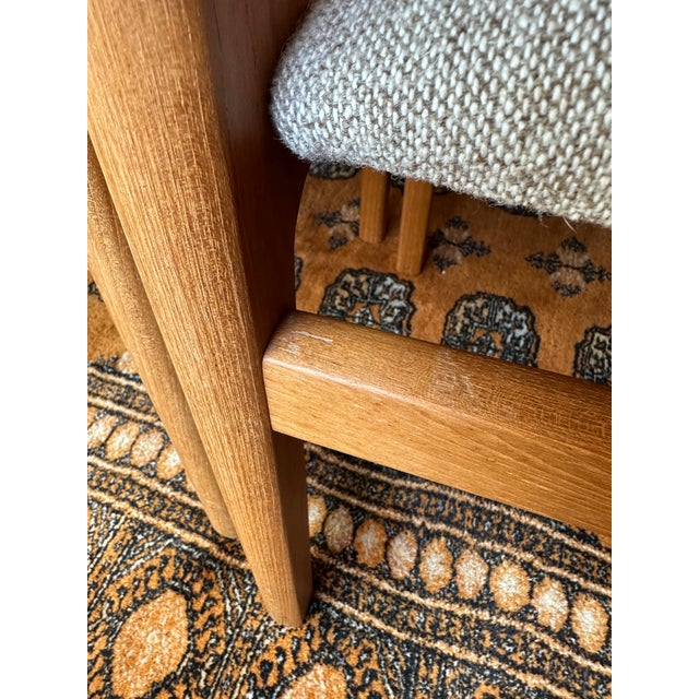 Wood Vintage Teak Dining Table Including Chairs For Sale - Image 7 of 8