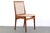 Set of 6 Danish Modern Dining Chairs in Teak in Original Oatmeal Fabric, Denmark For Sale - Image 10 of 13