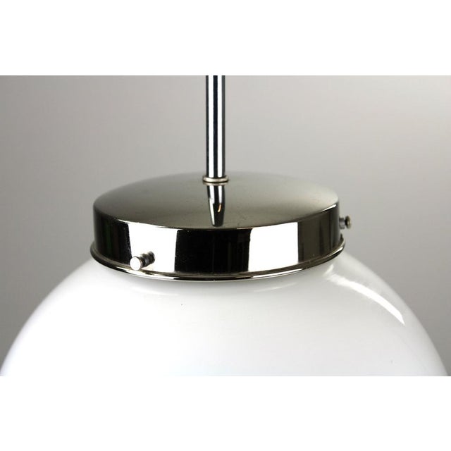 1930s Bauhaus Opal Glass Ball Light, 1930s For Sale - Image 5 of 11