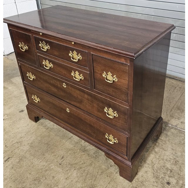 Stickley Stickley Mahogany Bachelor Chest Server W Pull Out Tray Renaissance Collection For Sale - Image 4 of 10