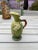 Mid-Century Modern Roseville Apple Blossom Green 1949 Mid Century Modern Pottery Ceramic Ewer For Sale - Image 3 of 5