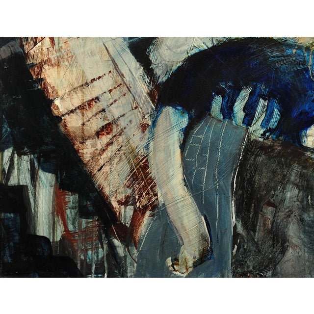 Black Paul Waplington, Knocked Out, 1970s, Mixed Media Painting, Framed For Sale - Image 8 of 18