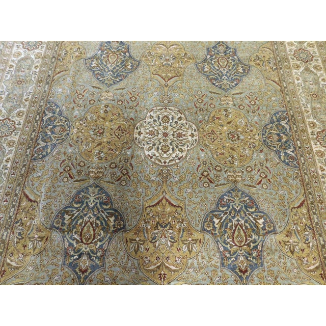 Hand Knotted Indian Rug - 8'x 10'6" For Sale - Image 10 of 18