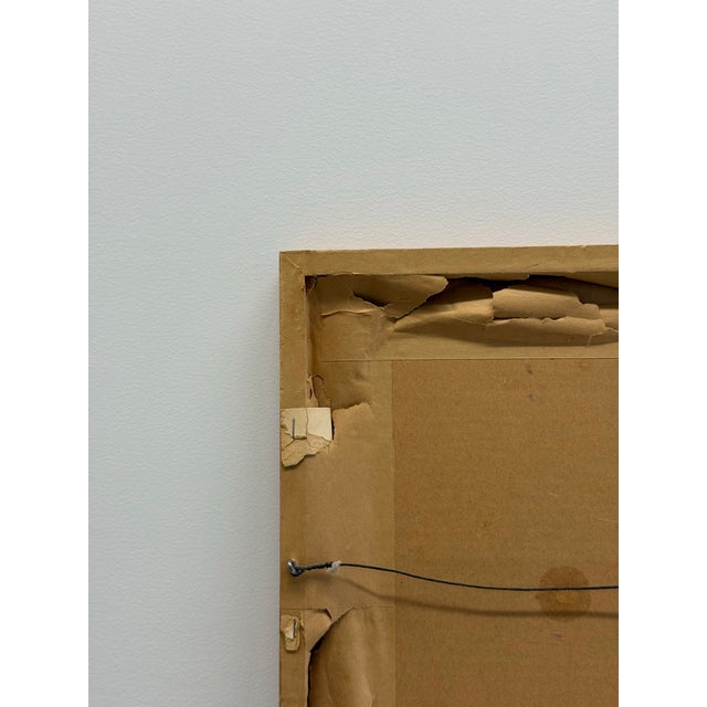 1970s Pastel Painting of Three Hugging Figures "Joy of Living 2" Signed, Framed For Sale - Image 11 of 12