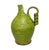 Late 20th Century Vintage Urban Trends Decorative Ceramic Tuscan Green Vase With Coiled Handle For Sale - Image 5 of 8
