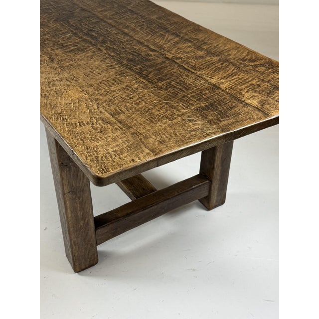 Belgian Monastery Table in Oak For Sale - Image 16 of 17