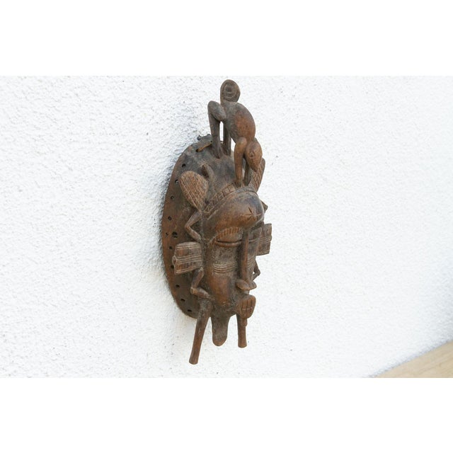 Vintage Lizard Headrest Mask Art For Sale - Image 4 of 8