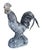 An impressive vintage-inspired rooster sculpture. Expertly crafted from solid cast iron, this piece features exceptional...