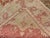 Mid 20th Century Red Field Vintage Turkish Oushak Rug With Geometric Medallion and Floral Motifs For Sale In Atlanta - Image 6 of 7