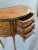 Wood Antique Burlwood Demilune Table With Drawers For Sale - Image 7 of 11