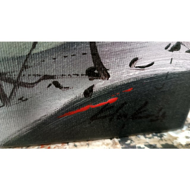 Contemporary Ovidiu Kloska, Inside of a God Memory, 2024, Acrylic on Canvas For Sale - Image 3 of 5