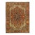 Mid 18th Century Rust Hand Knotted Persian Antique Serapi For Sale