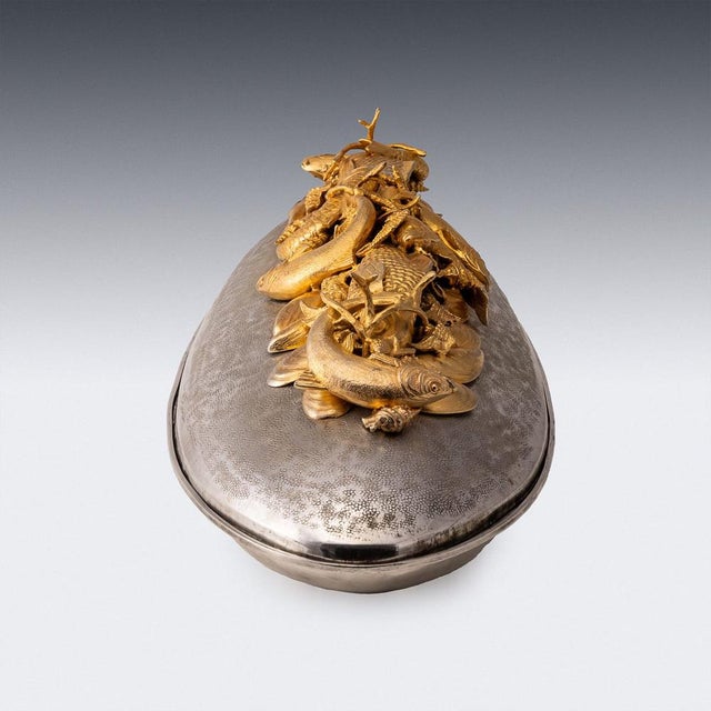 Vintage Italian Silver Plated Serving Platter by Franco Lapini, 1970 For Sale - Image 7 of 18