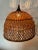 Wood Mid-Century Wicker Pendant Lamp For Sale - Image 7 of 10