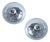 Vintage Bubble Glass Sconces from RZB, 1970s, Set of 2 For Sale